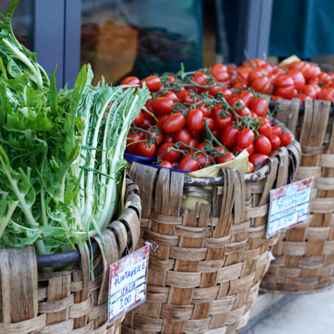 Montaione - Gemüse vom italienischen Markt
